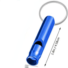 Aluminum Emergency Whistle Keychain for Camping Hiking Outdoor