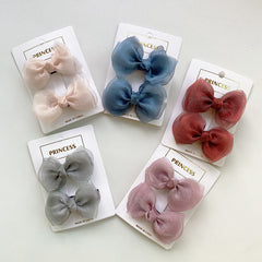 10pcs Glitter Bow Hairpins Christmas Hair Clips for Baby Girls