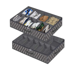 Geometric Shoes Storage Box Lightweight Underbed Container
