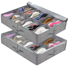 Geometric Shoes Storage Box Lightweight Underbed Container