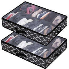 Geometric Shoes Storage Box Lightweight Underbed Container