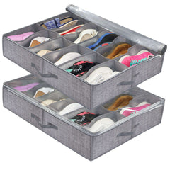 Geometric Shoes Storage Box Lightweight Underbed Container