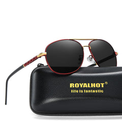 RoyalHot Metal Polarized Sunglasses for Driving Cycling