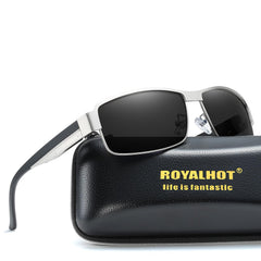 RoyalHot Metal Frame Polarized Sunglasses Sports Driving UV Protection