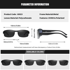 RoyalHot Metal Frame Polarized Sunglasses Sports Driving UV Protection