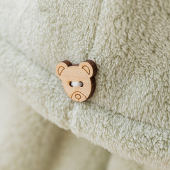 Double Layer Bath Cap Hair Towel With Bear Shape Botton
