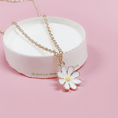 Little Daisy Necklace Children's Alloy Drop Collar Necklace Women's Jewelry