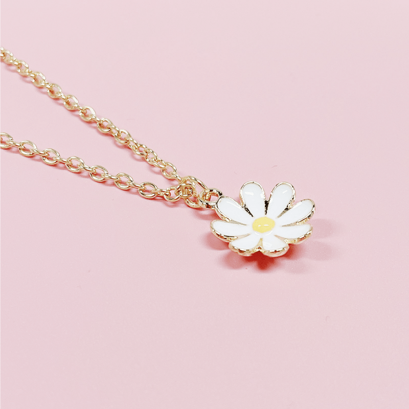 Little Daisy Necklace Children's Alloy Drop Collar Necklace Women's Jewelry