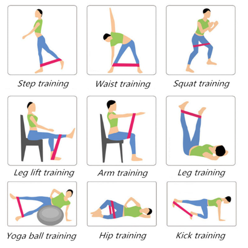 Yoga Resistance Band for Home Gym Fitness