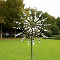 Whimsical 3D Sunflower Wind Spinner