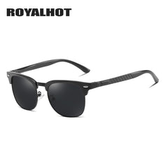 RoyalHot Aluminum Sunglasses Retro Polarized Men Women Driving