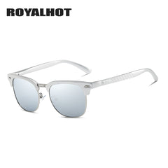 RoyalHot Aluminum Sunglasses Retro Polarized Men Women Driving