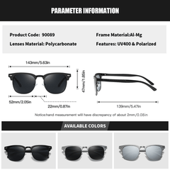 RoyalHot Aluminum Sunglasses Retro Polarized Men Women Driving
