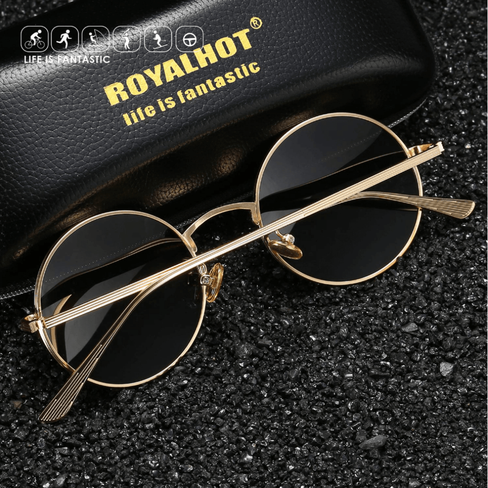 RoyalHot Polarized Round Sunglasses for Outdoor Travelling