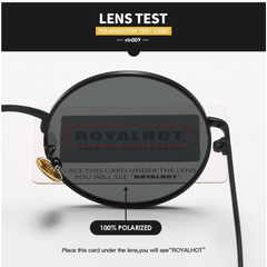 RoyalHot Polarized Round Sunglasses for Outdoor Travelling