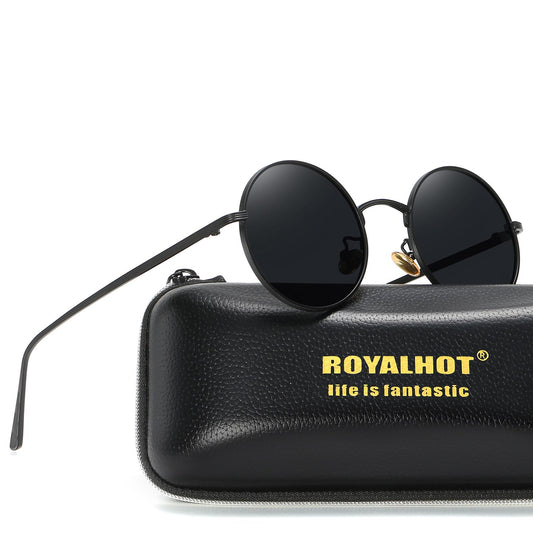 RoyalHot Polarized Round Sunglasses for Outdoor Travelling