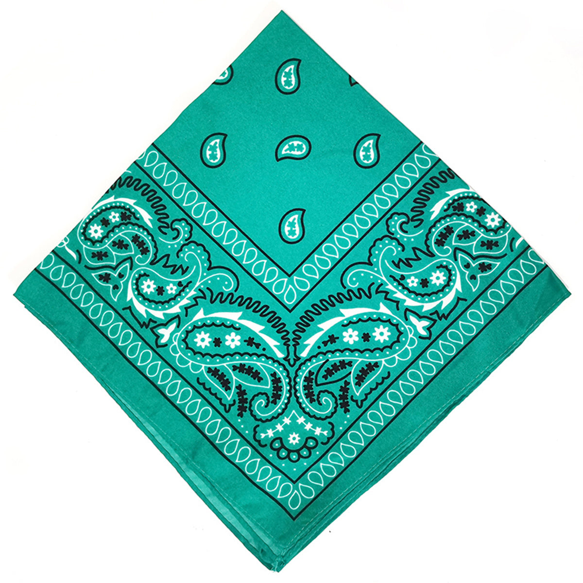 Paisley Print Bandana 55 Casual Square Scarf Handkerchief Hip Hop