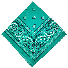 Paisley Print Bandana 55 Casual Square Scarf Handkerchief Hip Hop