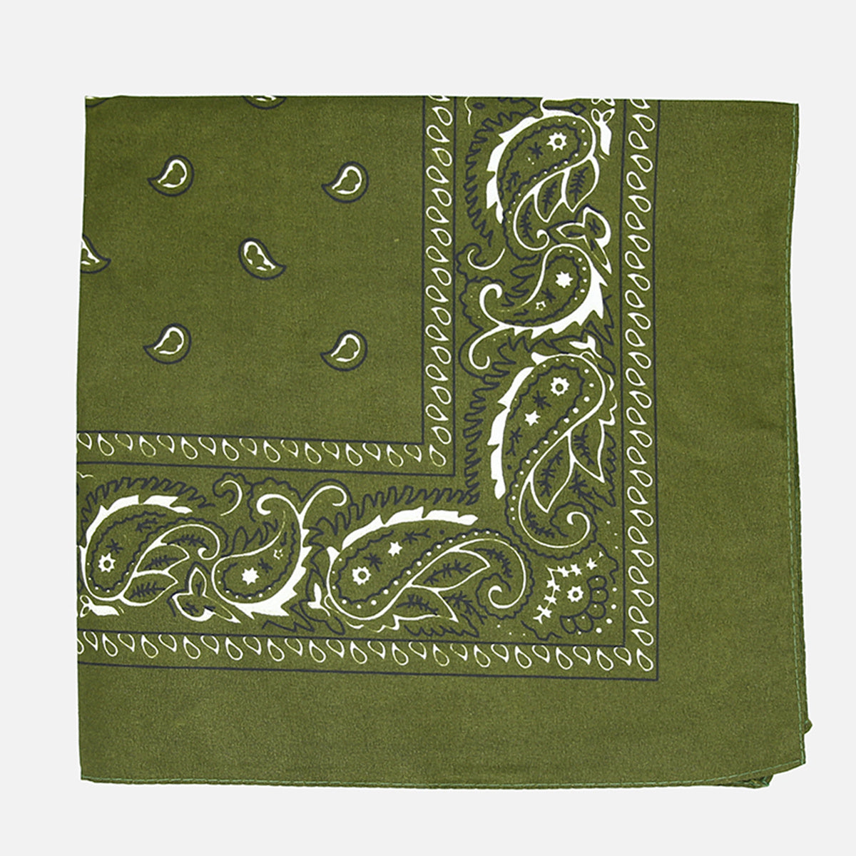 Paisley Print Bandana 55 Casual Square Scarf Handkerchief Hip Hop
