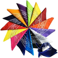 Paisley Print Bandana 55 Casual Square Scarf Handkerchief Hip Hop