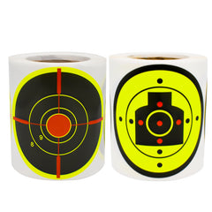 200pcs 7 Target Firing Shooting Targets Self Adhesive Splatter Targets