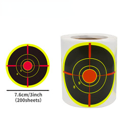 200pcs 7 Target Firing Shooting Targets Self Adhesive Splatter Targets