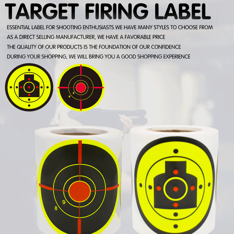 200pcs 7 Target Firing Shooting Targets Self Adhesive Splatter Targets