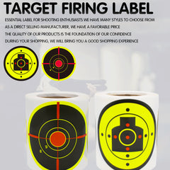 200pcs 7 Target Firing Shooting Targets Self Adhesive Splatter Targets
