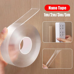 Universal Transparent Nano Tape Washable Reusable Double Sided Tape