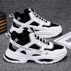 Men's Chunky Lace-Up Sneakers Dad Shoes Athletic Running Gym