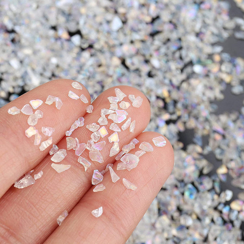 20g Craft Glitter Glass Sand Nail Art Epoxy Resin DIY Crafts