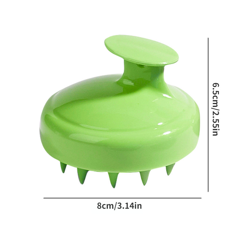 Silicone Scalp Massager Shampoo Brush with Shower Head Scrubber