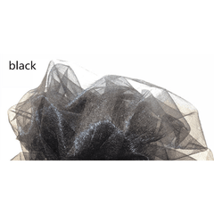 Sparkling Crystal Organza Tulle Roll for Wedding and Party Decorations