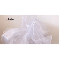 Sparkling Crystal Organza Tulle Roll for Wedding and Party Decorations