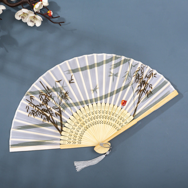 Ancient Chinese Bamboo Fan Classic Dance Folding Fan