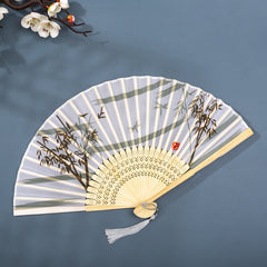 Ancient Chinese Bamboo Fan Classic Dance Folding Fan