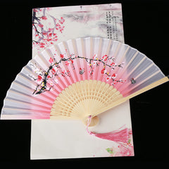 Ancient Chinese Bamboo Fan Classic Dance Folding Fan