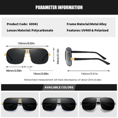 RoyalHot Metal Polarized Sunglasses For Men And Women