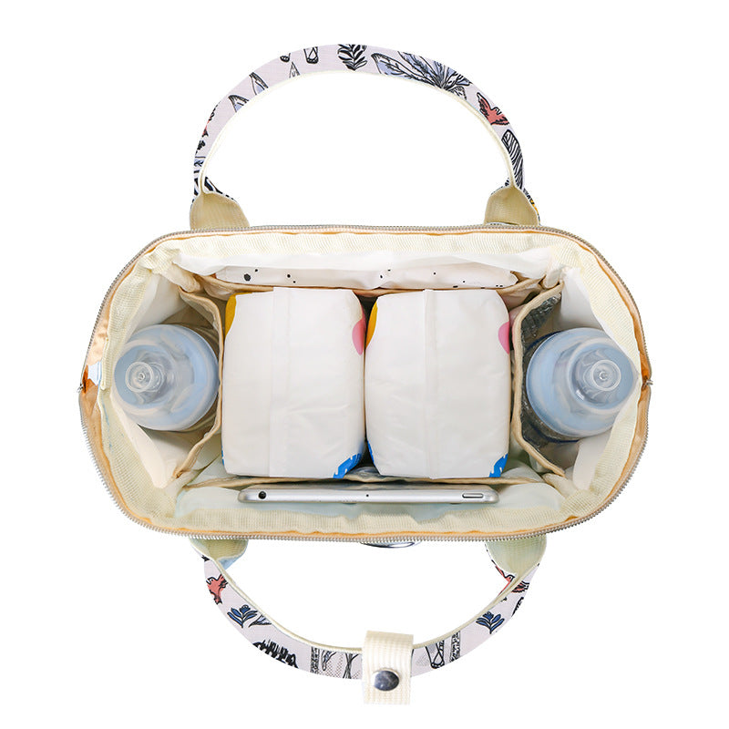 Fashionable Handheld Lightweight Mommy Bag Multifunctional Mom Backpack