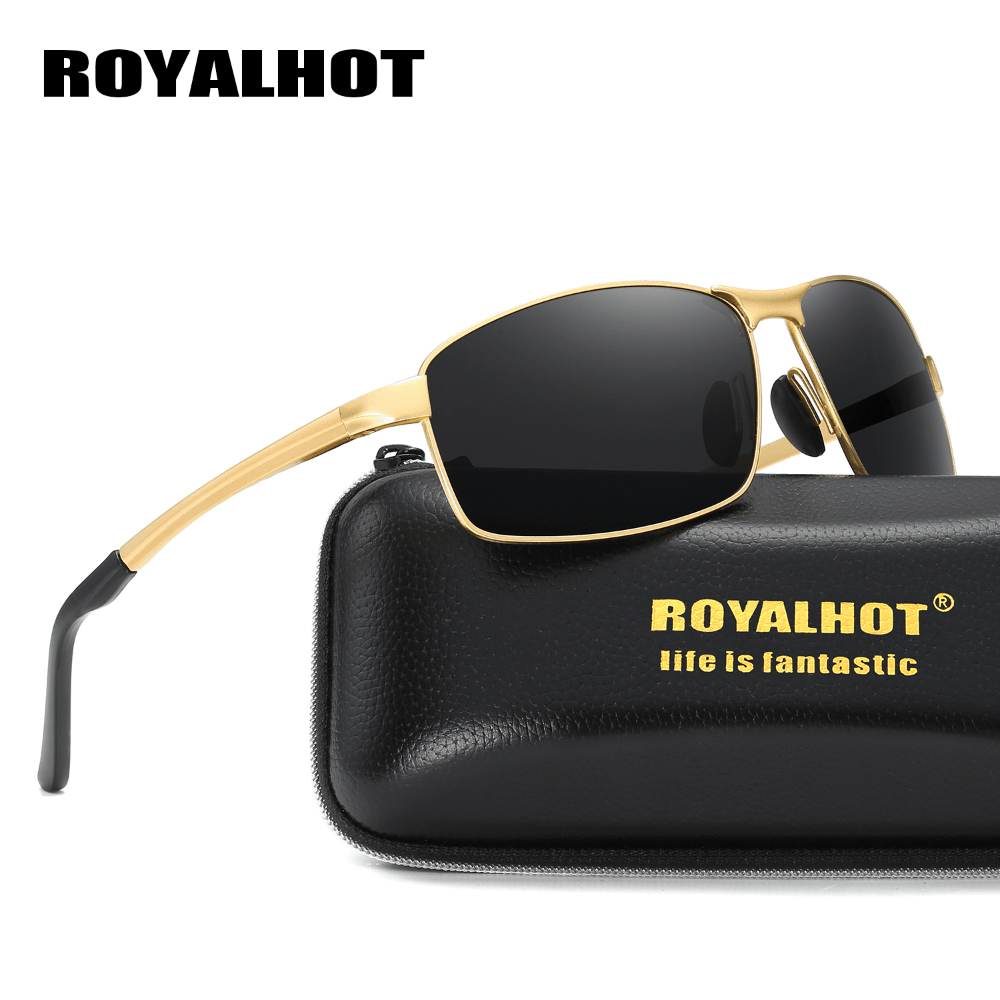 RoyalHot Metal Polarized Driving Sunglasses