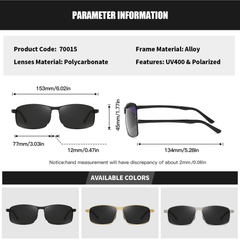 RoyalHot Metal Polarized Driving Sunglasses