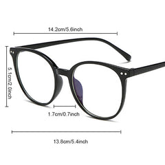 Square Anti Light Glasses For Women Men Casual Jelly Frame