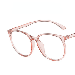 Square Anti Light Glasses For Women Men Clear Frame Myopia Spectacles