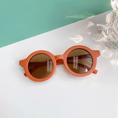 Kids Round Sunglasses UV Protection Outdoor Glasses