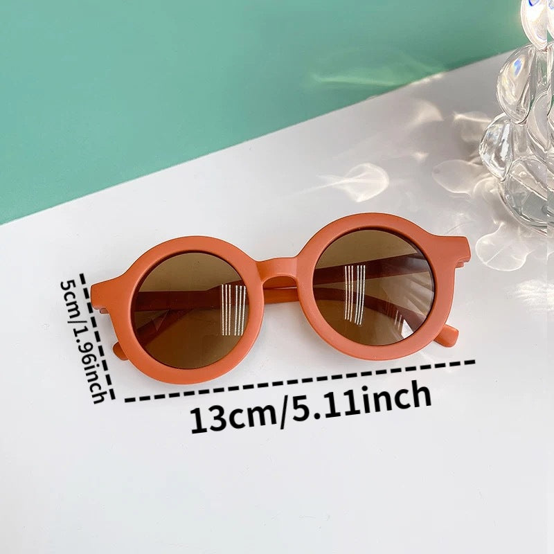 Kids Round Sunglasses UV Protection Outdoor Glasses