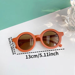 Kids Round Sunglasses UV Protection Outdoor Glasses