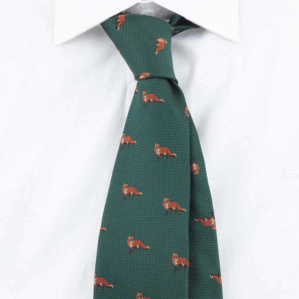 Men's Striped Floral Jacquard Necktie Business Wedding Party Necktie