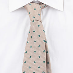 Men's Striped Floral Jacquard Necktie Business Wedding Party Necktie