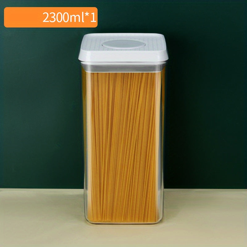 1pc Sealed Cereal Box Food Storage Container Transparent Multifunctional