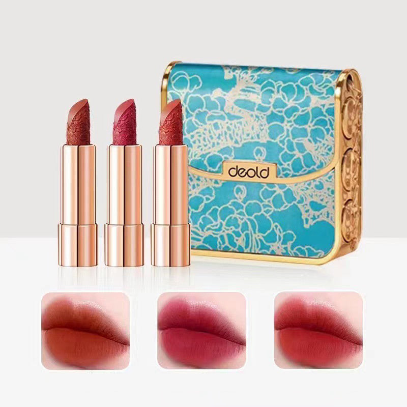 Matte Lipstick Set Waterproof Long Lasting 3 pcs Kit